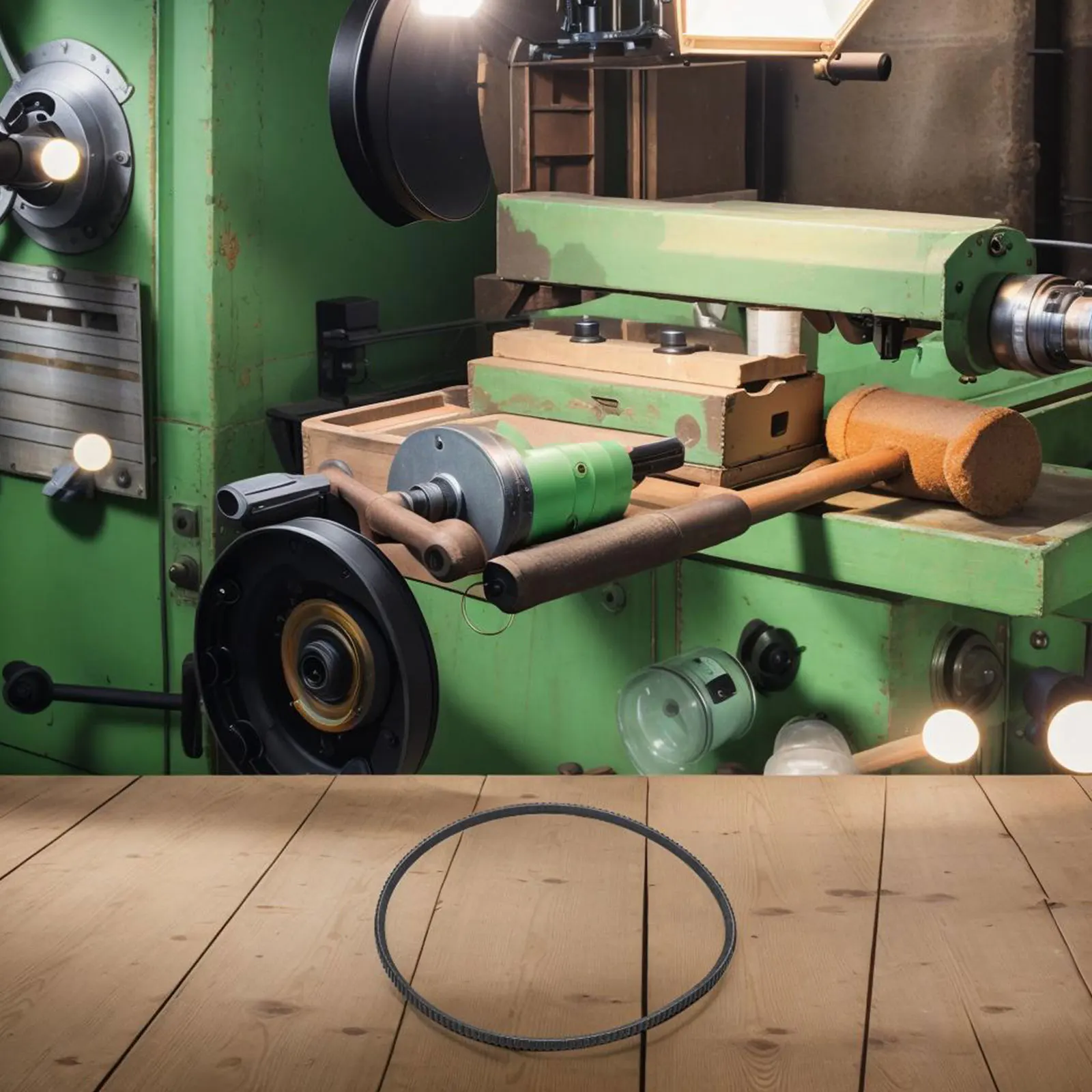 Excellent Stretch Performance For Lathe Machine Maintenance Lathe Belt Good Wear Resistance High Tensile Strength