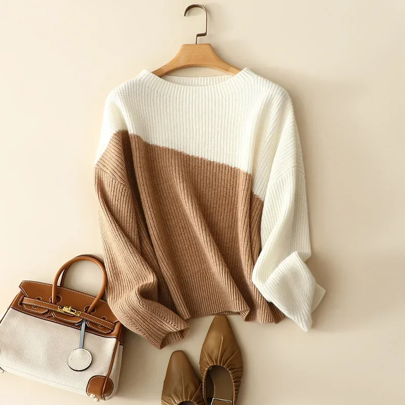 new styles high quality cashmere wool designer sweaters female autumn winter thick warm fashion pullovers oversized women tops