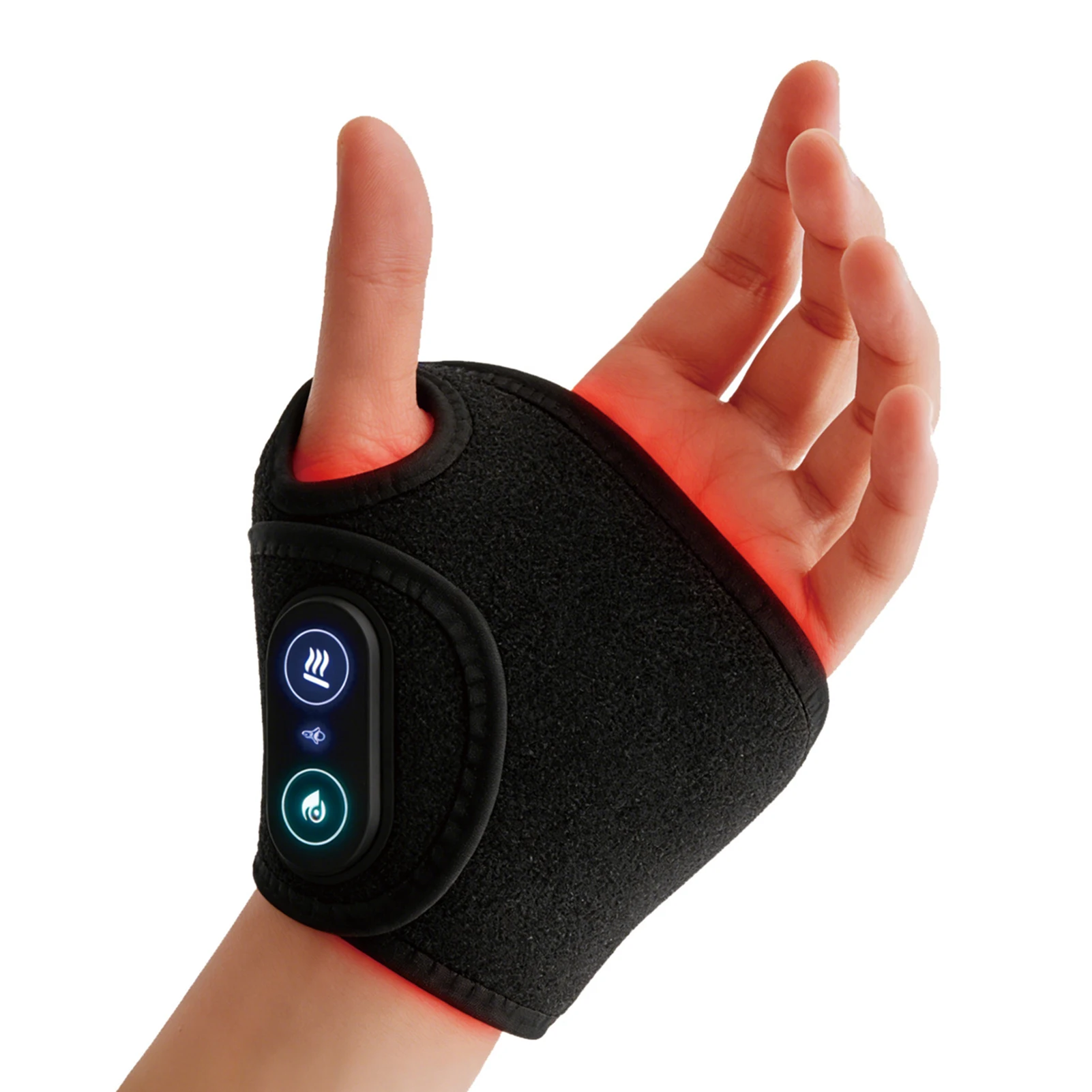 Massage Wrist Pad Red Light Therapy Belt Eases Wrist Pain Support Wristbands for Hand Wrist Pain Relief Wrist Heating Message