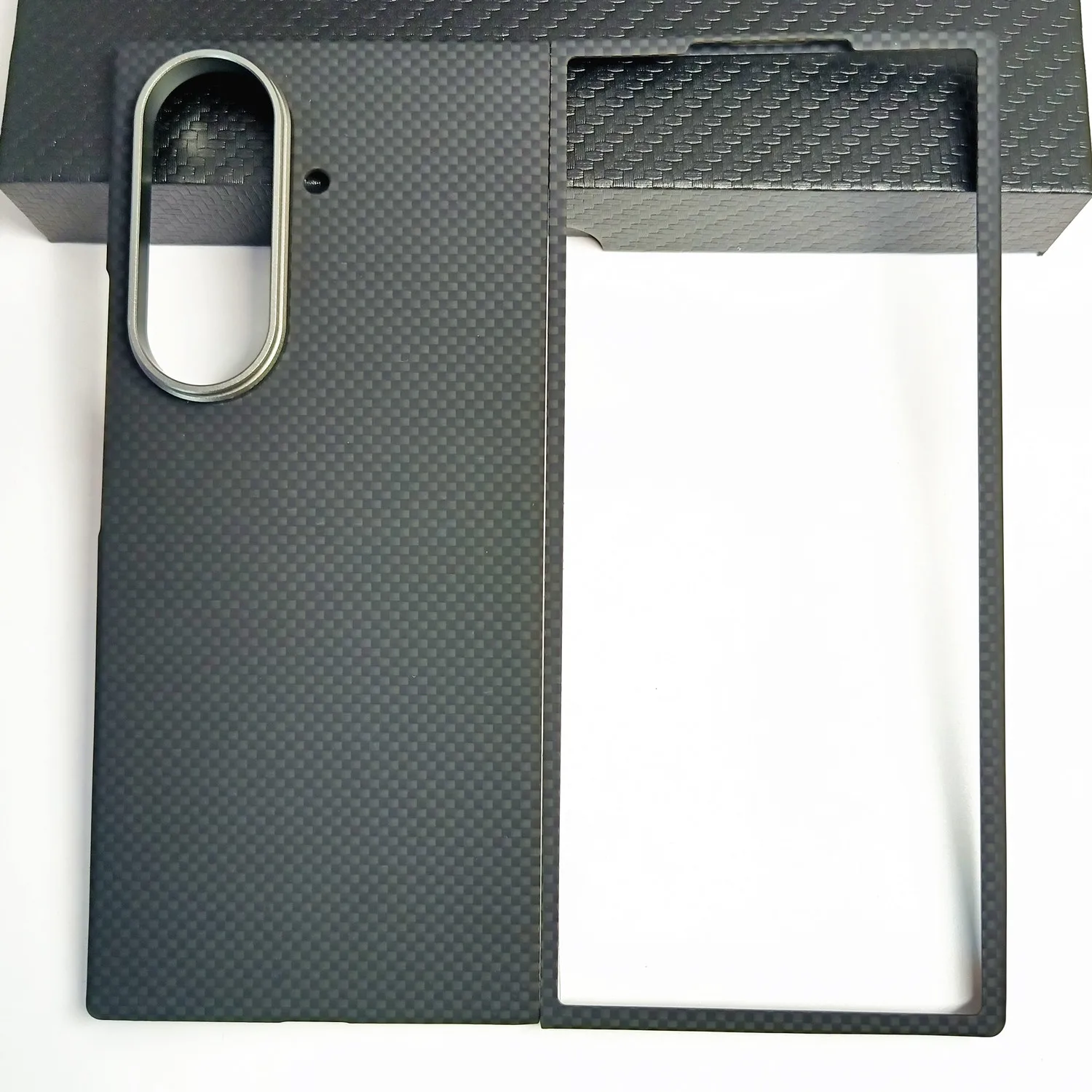 Genuine Aramid Carbon Fiber Magsafe Case For Samsung Galaxy Z Fold 7 Fold7 Matte Thin Weaving Grids Magnetic Bulletproof Cover