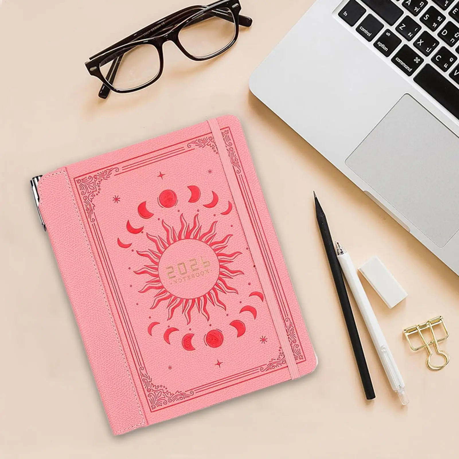 2026 Calendar Planner 2026 Calendar Book Daily English Schedule Notebook Work Record Diary For Goals Appointments To-Do List