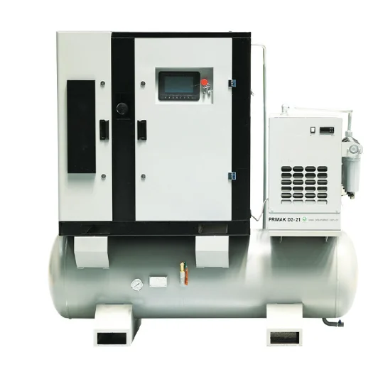 Special Screw Type Integrated Air Compressor for  Cutting Variable Frequency Low Noise
