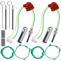 Glow Plug Repair Kit 12V 2KW 5KW 8KW Parking Diesel Ignition Plug Tool w/ Filter and Removal Fitting Tool Air Heater Repair Kit