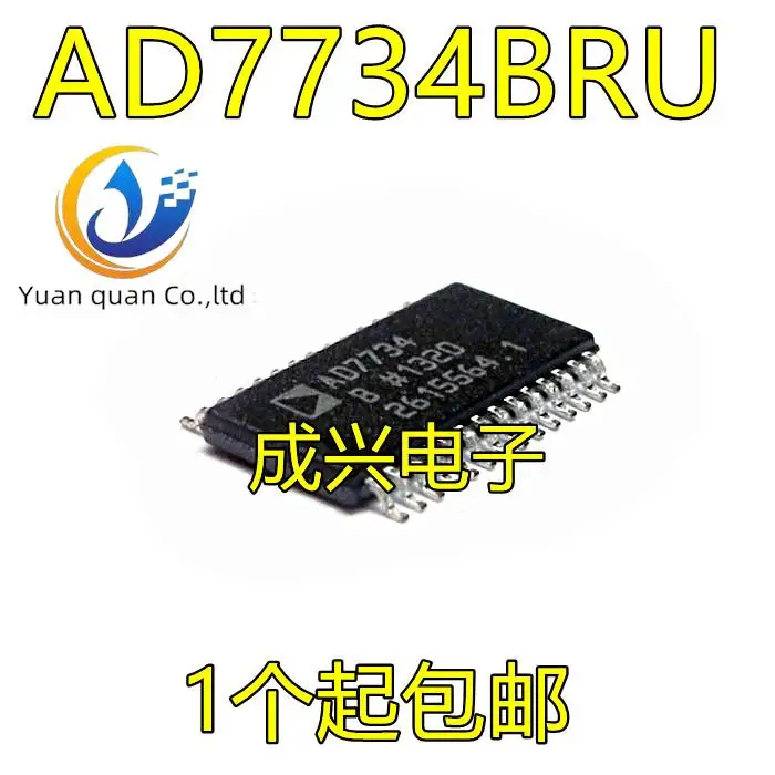 

2pcs original new AD7734BRUZ AD7734BRU TSSOP28 Data Converter Chip