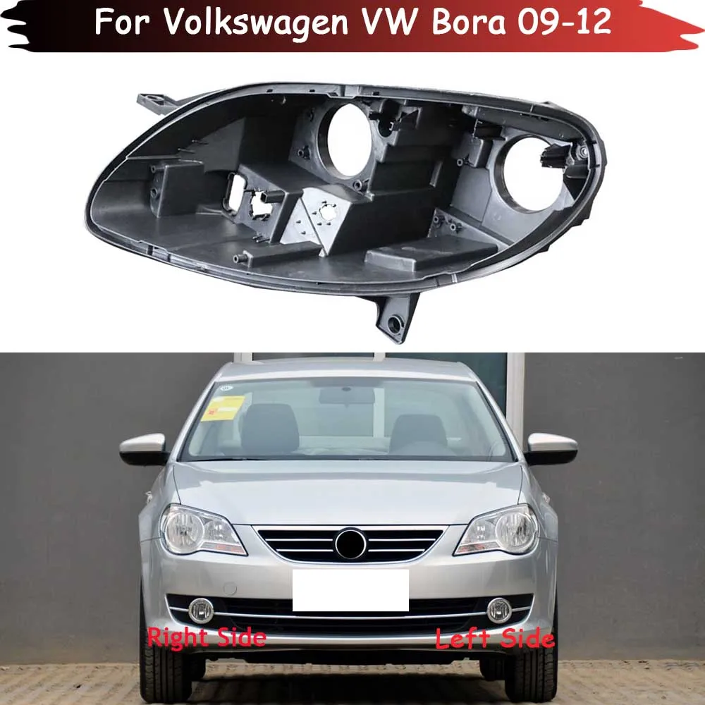 

Headlight Base For Volkswagen VW Bora 2009 2010 2011 2012 Headlamp House Car Rear Base Auto Headlight Back House Head Lamp Shell