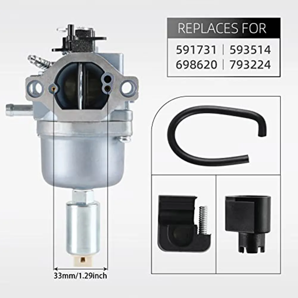 Carburateur de moteur comme sur l'image, carburateur à débit de carburant stable testé, carburateur à performance améliorée, entretien de tondeuse à gazon
