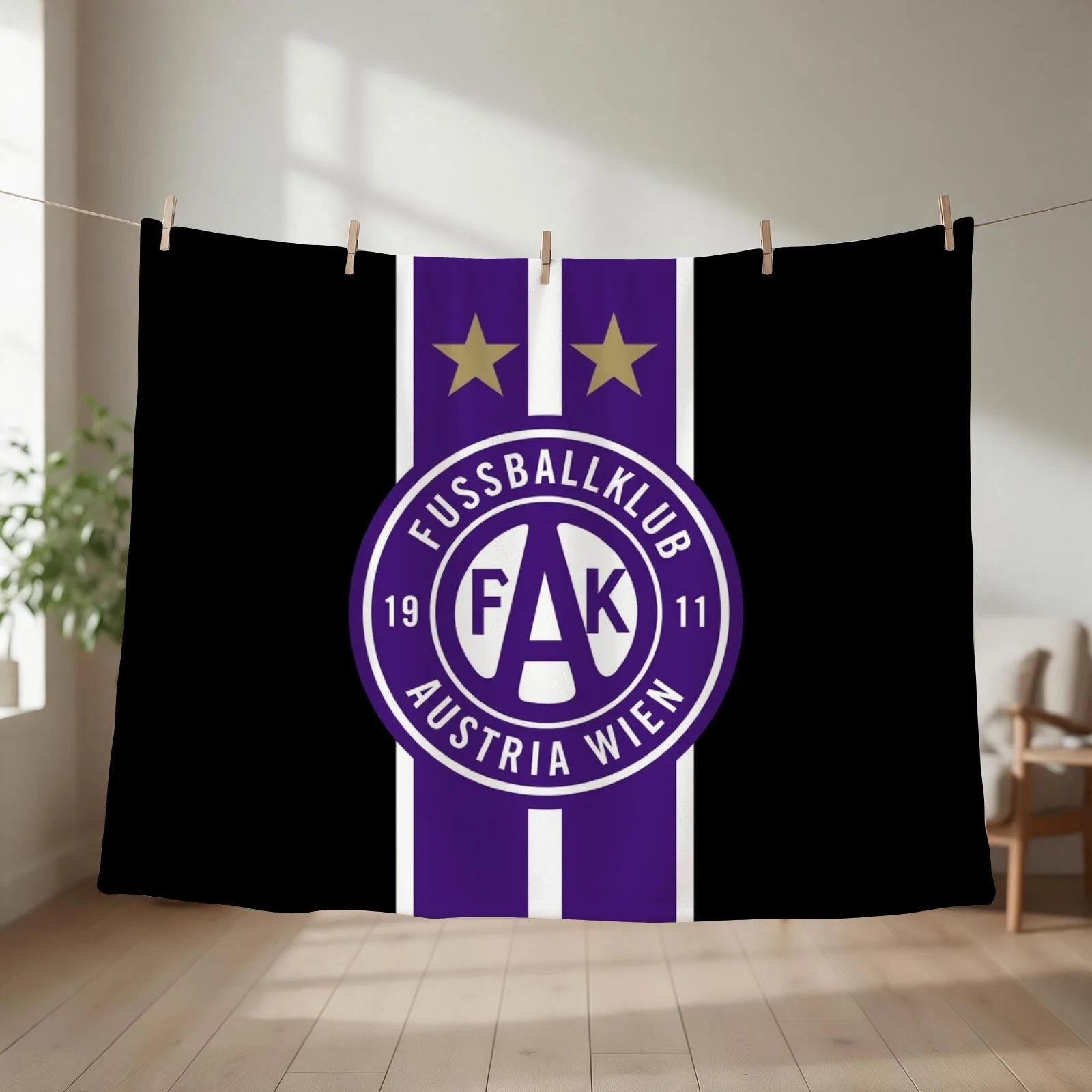 Austria Footbal fans ultras hooligans Vienna Wien Throw Blanket Plaid heavy to sleep Quilt sofa bed Blankets