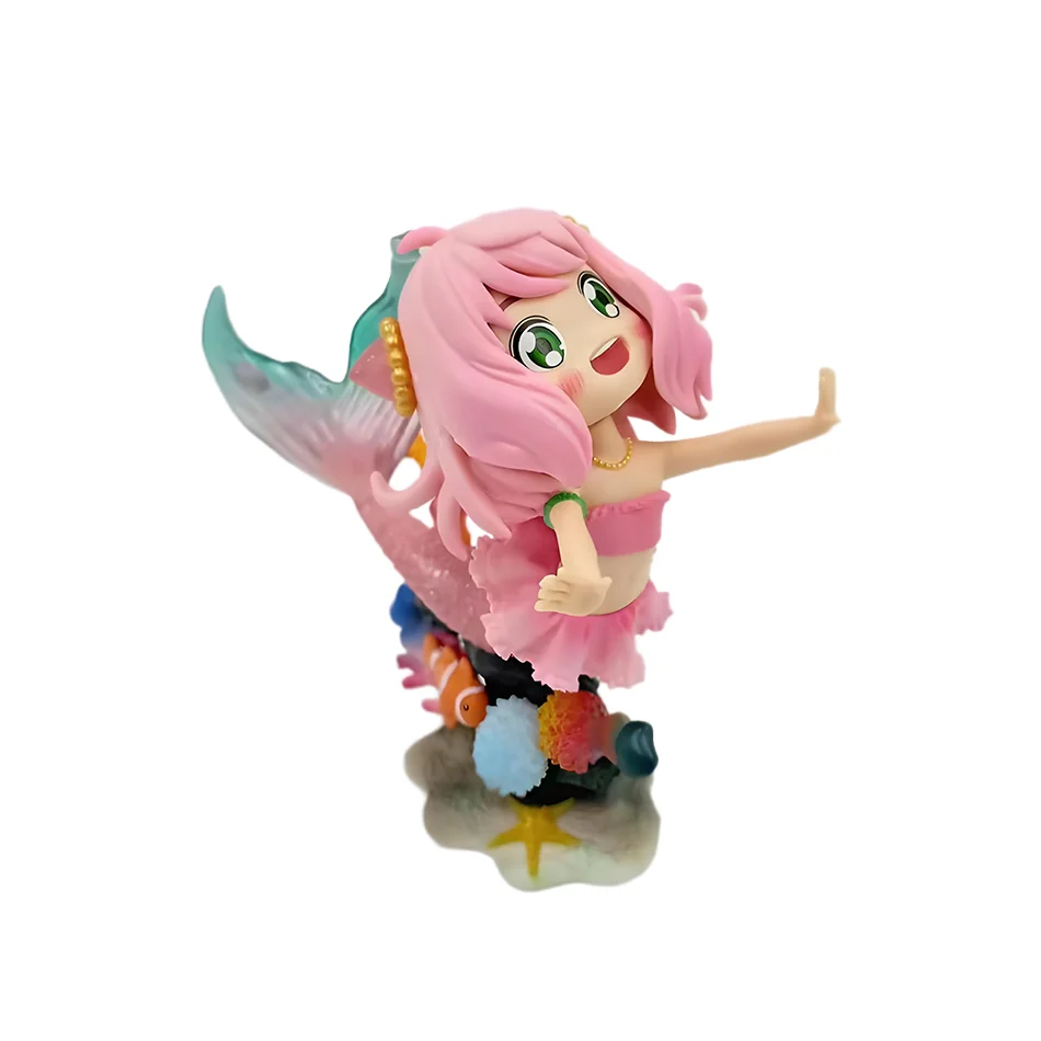 Anime Anya Forger Figure 13cm Cosplay Mermaid Anime Peripheral Pvc Model Statue Collect Decor Ornaments kid Gift Toys