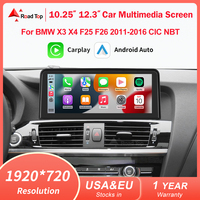 1920*720 Wireless Carplay Android Auto Car Multimedia Player For BMW X3 X4 F25 F26 CIC NBT Touch Screen Display Head Unit