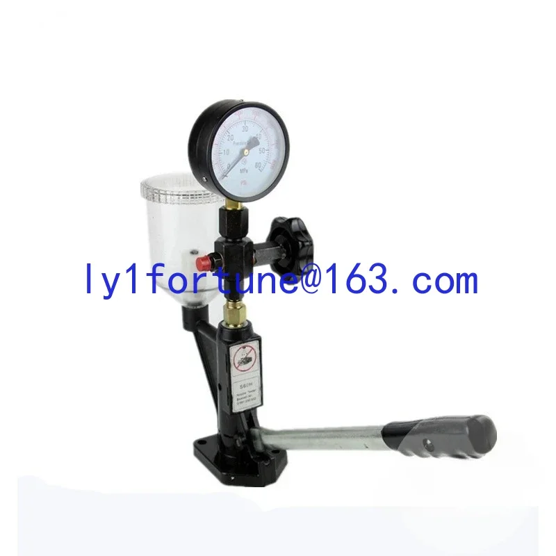 Injector Test Equipment Injector Nozzle Calibrator Nozzle Tester S60H Pressure Gauge Oil Cup