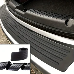 External Decoration Rubber Strip 90cm/104cm Car Trunk Crash Proof Rubber Trim Cover Strip Rear Bumper Guard Protection