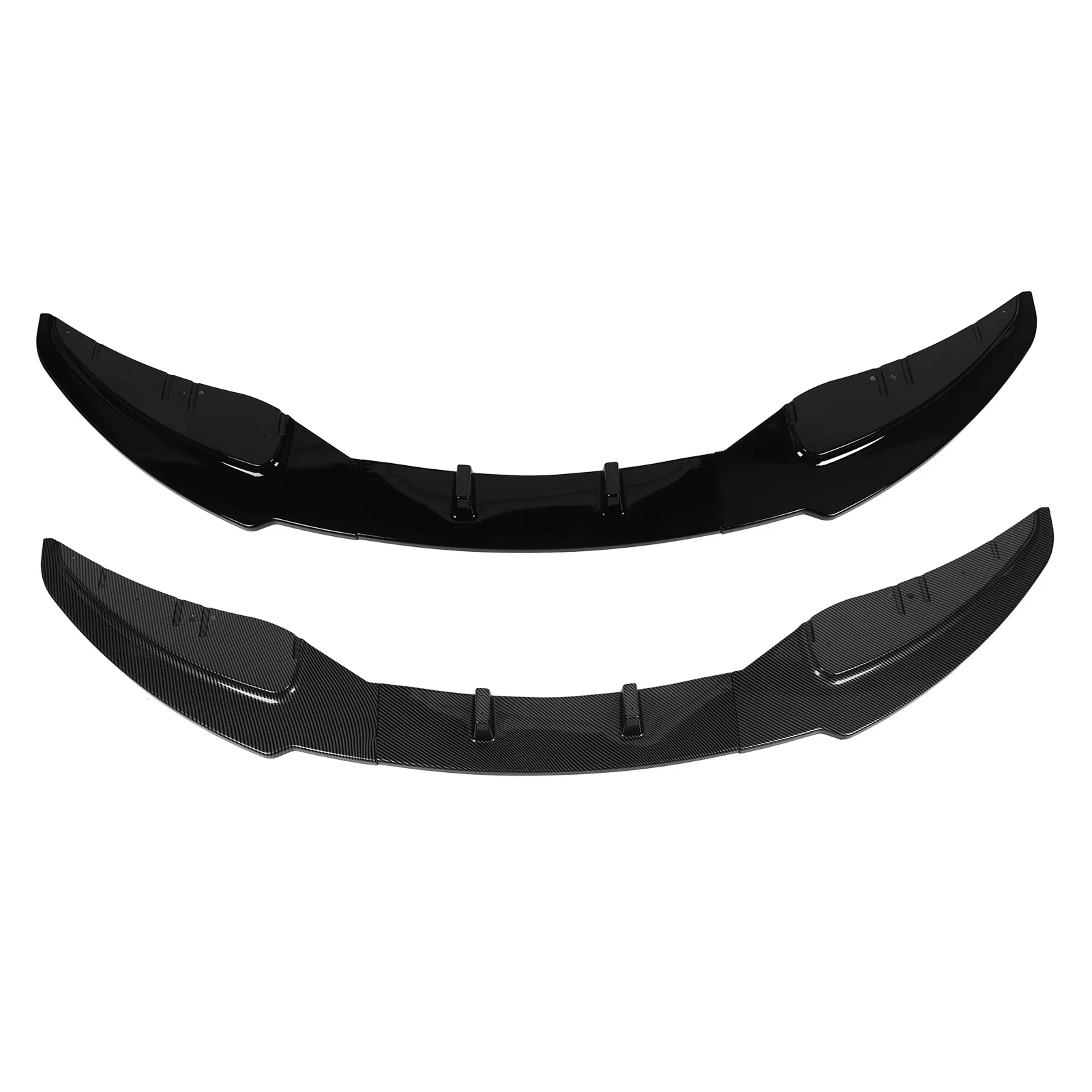 3Pcs Car Front Bumper Lip Splitter Spoiler For BMW 1 Series E81 E82 E87 E88 LCI Standard Edition 2008 to 2011 Cars Accessories