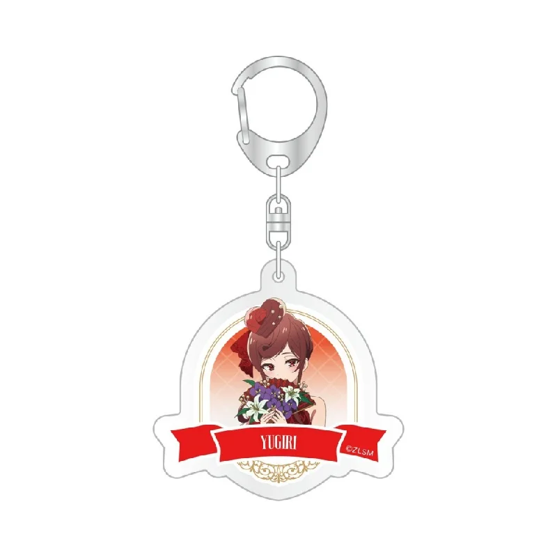 Anime Zombie Land Saga Acrylic Pendant Keychains Sakura Minamoto Saki Nikaido Ai Mizuno Yugiri Car Key Chain Key Ring Gifts 6cm