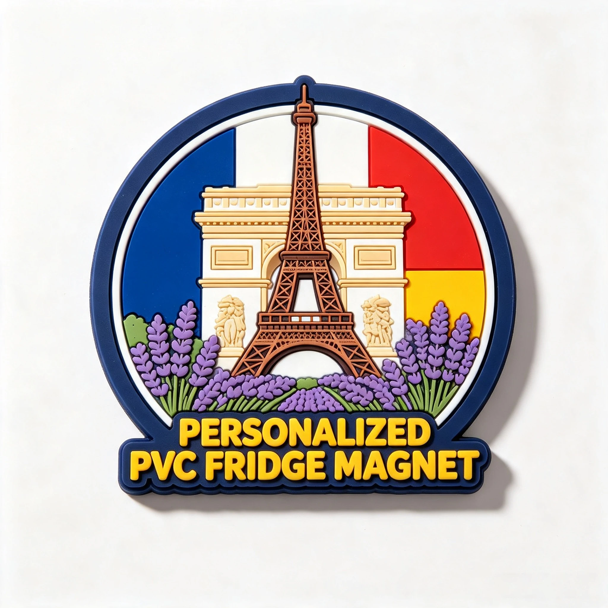 Print Your Logo Factory Direct Supply Custom ouvenir Decoration PVC Fridge Magnet for Home Furnishing Decoration