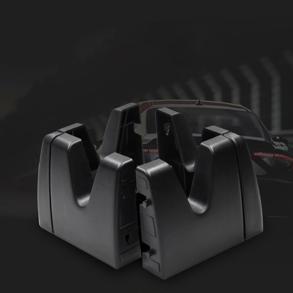 

4Pcs Car Trunk Cargo Organizer Fence Boards Black Removable Durable Storage Divider Blocks Vehicle Mounted Bracket for Suv Truck