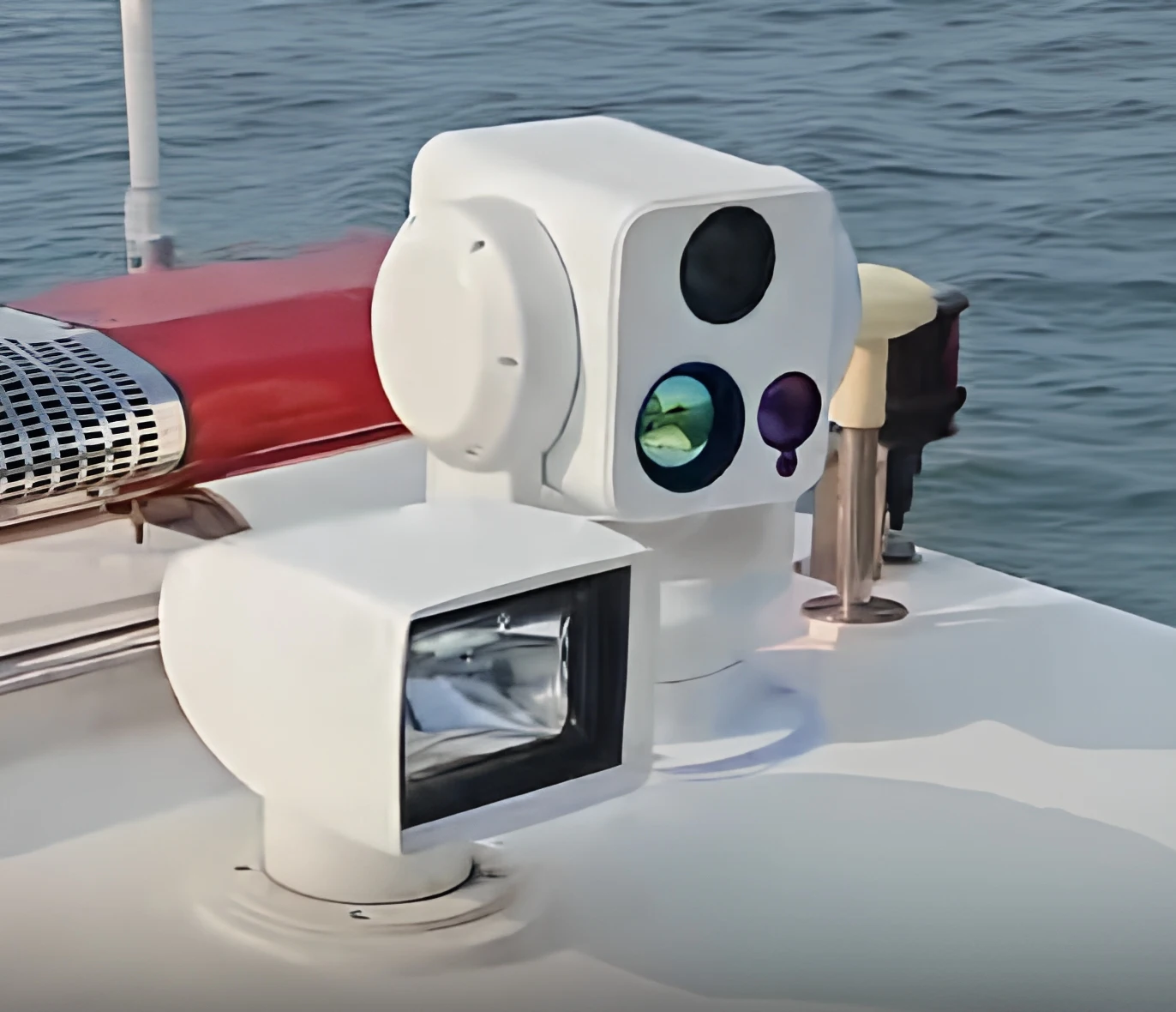 Anti-Shake Marine Security Day Night Thermal Camera with Long Range 3km Automatic Vessel Identification and Tracking