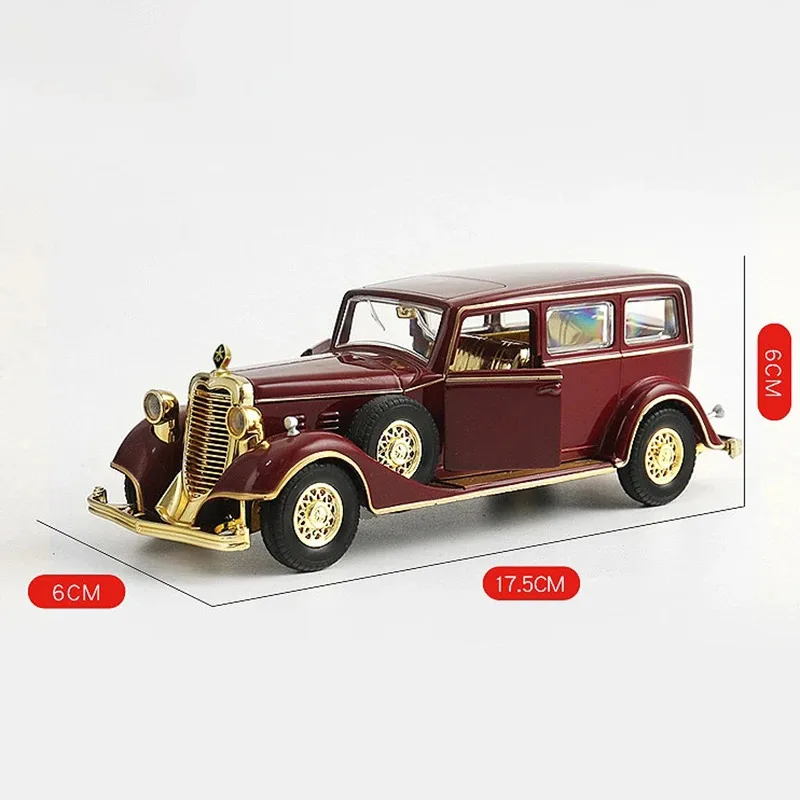 G1 échelle alliage métallique moulé sous pression classique Vintage retirer sons et lumières modèle de voiture véhicules modèle jouets pour enfants