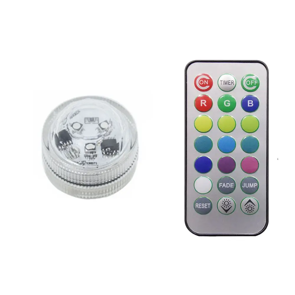 Pond Garden  Outdoor Tea Light Wedding Aquarium Swimming Pool Party Decoration Submersible LED Lights Night Lamp Pool Light