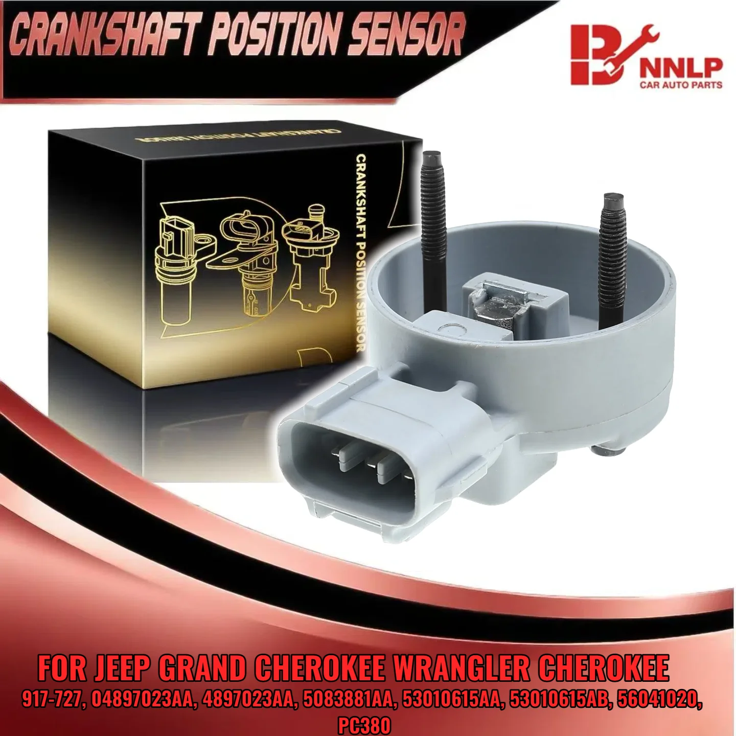 

Camshaft Position Sensor for Jeep Cherokee Grand Cherokee Wrangler L6 4.0L OHV 53010615AA 53010615AB 917-727
