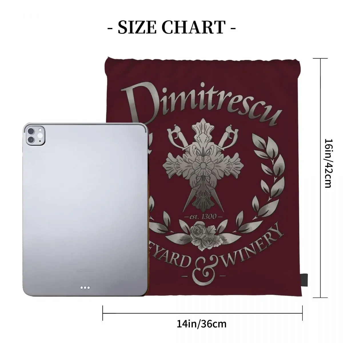 Рюкзаки с логотипом вина Dimitrescu, модные портативные сумки на шнурке, карманные сумки для обуви, сумки для книг, мужские и женские школьные сумки