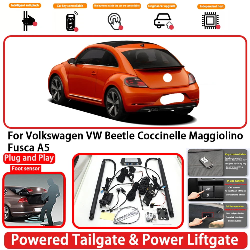 for Volkswagen VW Beetle Coccinelle Maggiolino Fusca A5 OEM Auto Powered Tailgate Power Liftgate Rear Trunk Opener System
