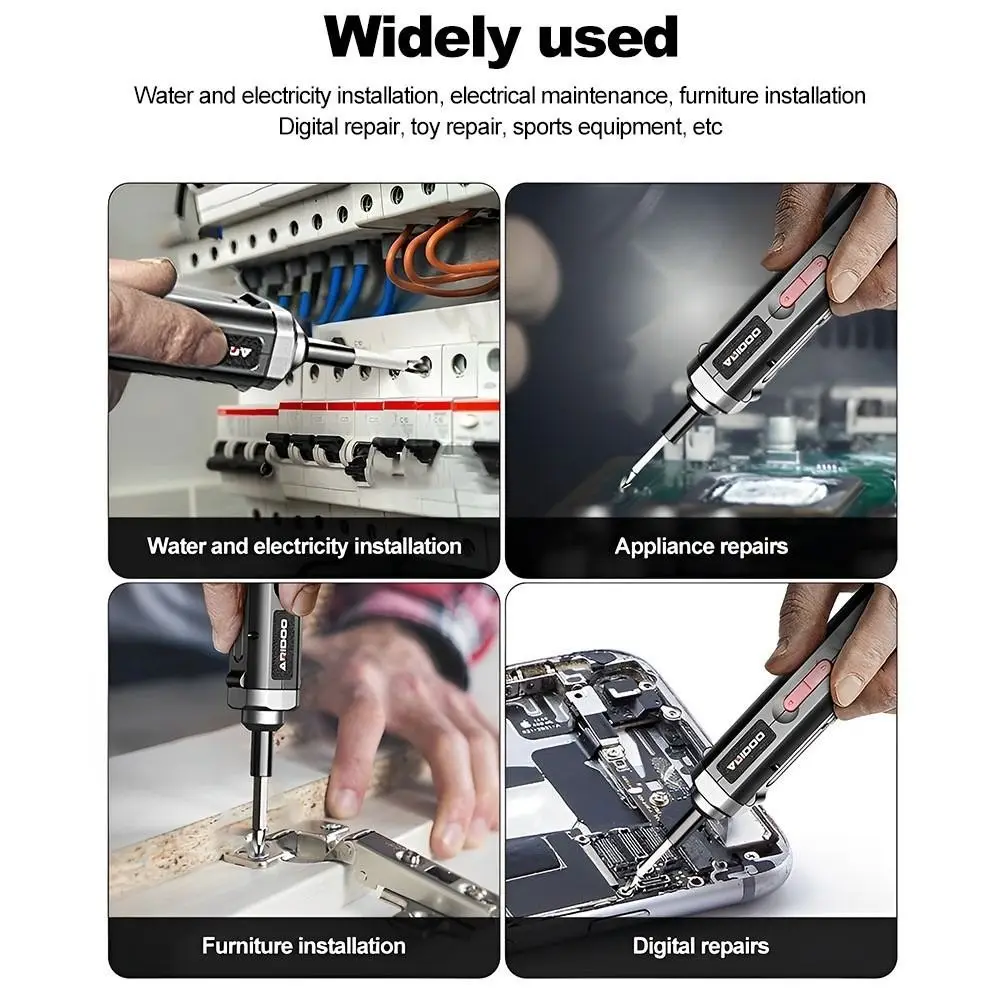 2024 Rechargeable Mini Electric Screwdriver Disassembly 90W Torque Repair Portable Multifunction Power Tool