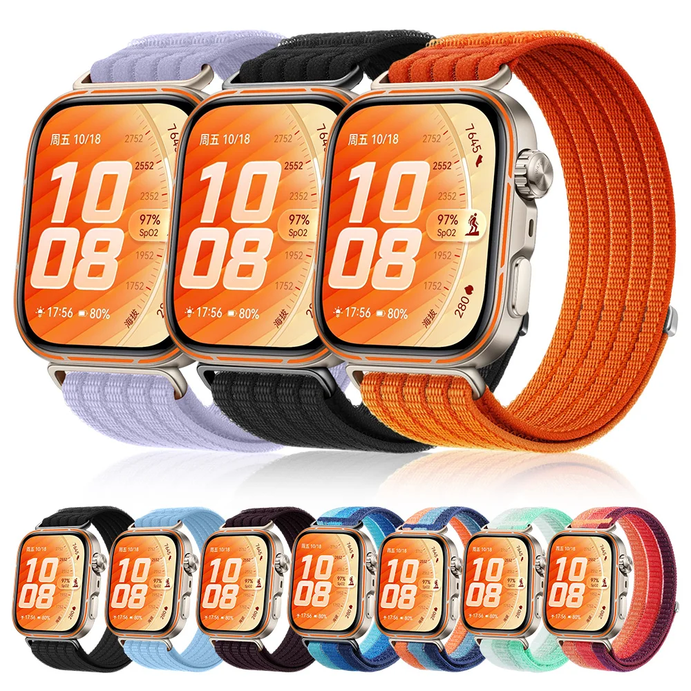 Original Band For HUAWEI WATCH FIT 5/5 Pro/4/4 Pro/3 Watchband Sport Breathable Nylon Bracelet Correa HUAWEI FIT Series Strap