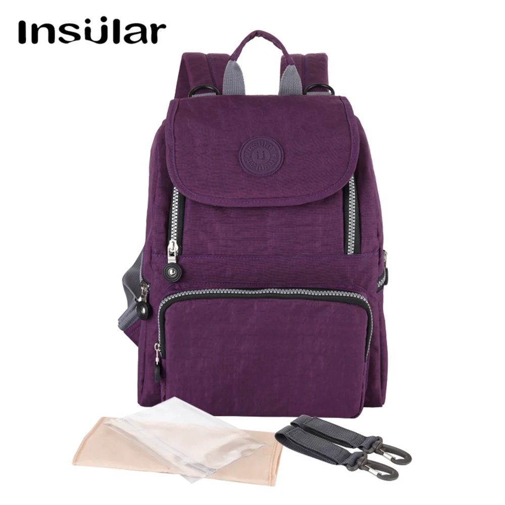 

Insular Fashion Multifunctional Backpack Nappy Bag Mummy Maternity Nappy Bag Large Capacity Baby Bag Trave Backpack