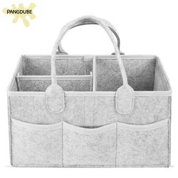 Impilatori e Caddies per pannolini in feltro multifunzionale organizzatore per borse per pannolini per bambini per oggetti di pannolini per bambini borsa per pannolini grande