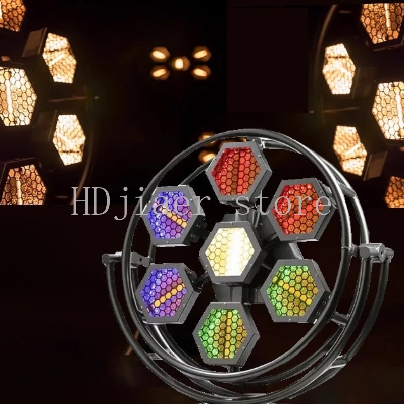 أداء ضوء فلاش دي جي فلاش بار ضوء إحترافي صوت المنشط KTV 7 بكسل أضواء الرجعية