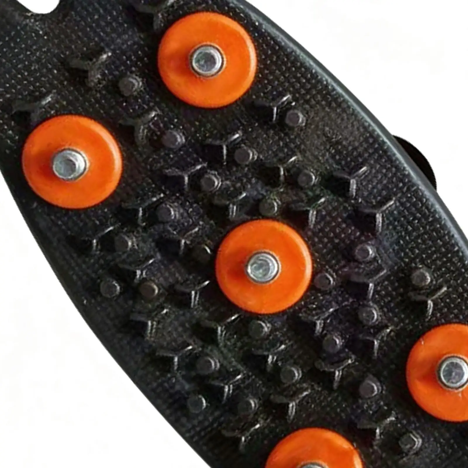 2 Piece Shoe Ice Grips Non-slip Silicone Ice Cleats with Adjustable Straps for Hiking Fishing Climbing Mountaineering Running