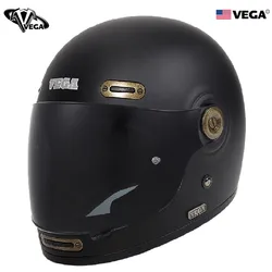 USA VEGA Motorcycle Helmet ECE DOT Approved Full Face Black Lens Off Road Racing Helmet Cascos Para Moto Capacete Men Casco Moto