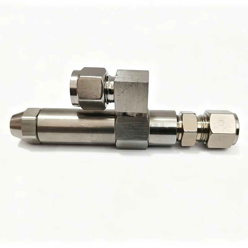 Low Pressure Oil Misting Air Atomizing Nozzle Industrial Siphon Cone Injection Waste Oil Burner Nozzle for Fuel Combustion