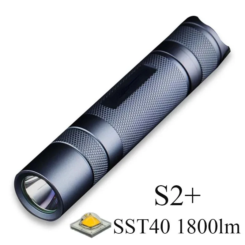 

S2 Plus with Luminus SST40 Linterna Led Flashlight Torch High Powerful 18650 Multicolour Flash Light 1800lm Camping Lamp
