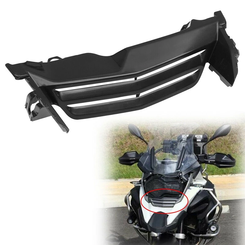 Motorcycle Unpainted Black Front Running Lamp Cover For BMW K51 R1200 GS Adve. ADV Adventure 2012-2018