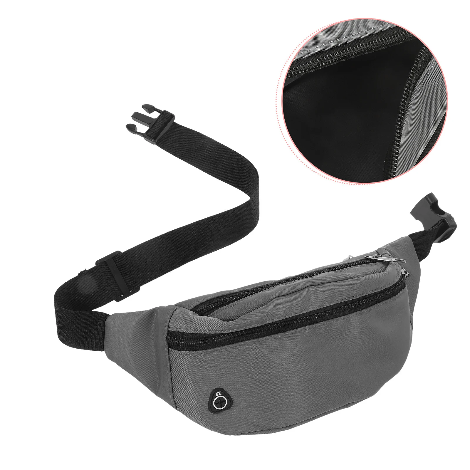 

Waist Pack for Women Men Adjustable Waterproof Nylon Fanny Pack with Multiple Pockets Large Capacity for Travel Running Outdoor