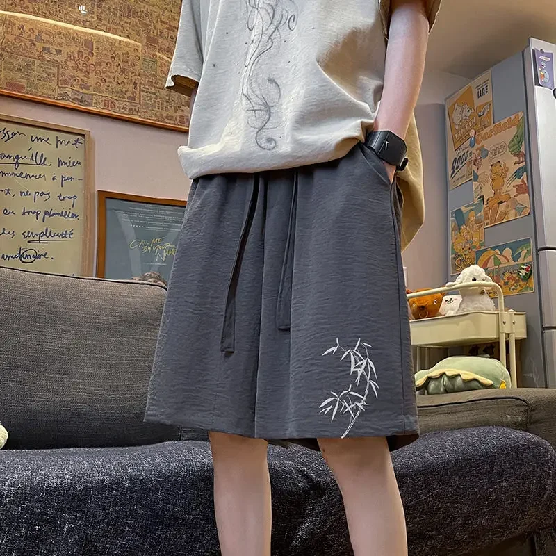 

Мешковатые шорты на шнурке для мужчин с карманами, свободные, широкие, быстросохнущие, новые, оптом, персонализированные летние мужские шорты Y2k