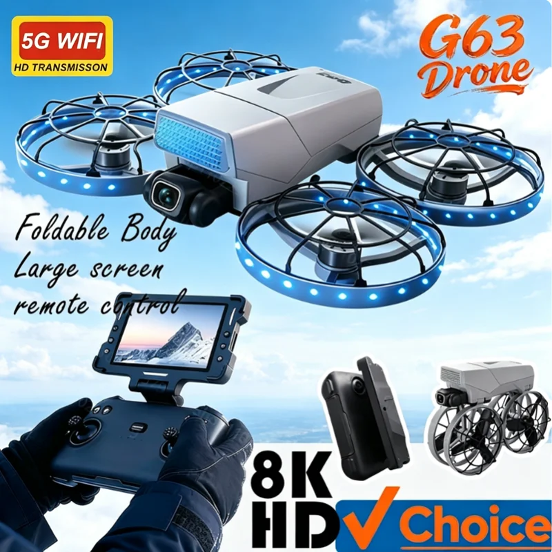 Drone Backpack - Nowy składany mini dron G63 z