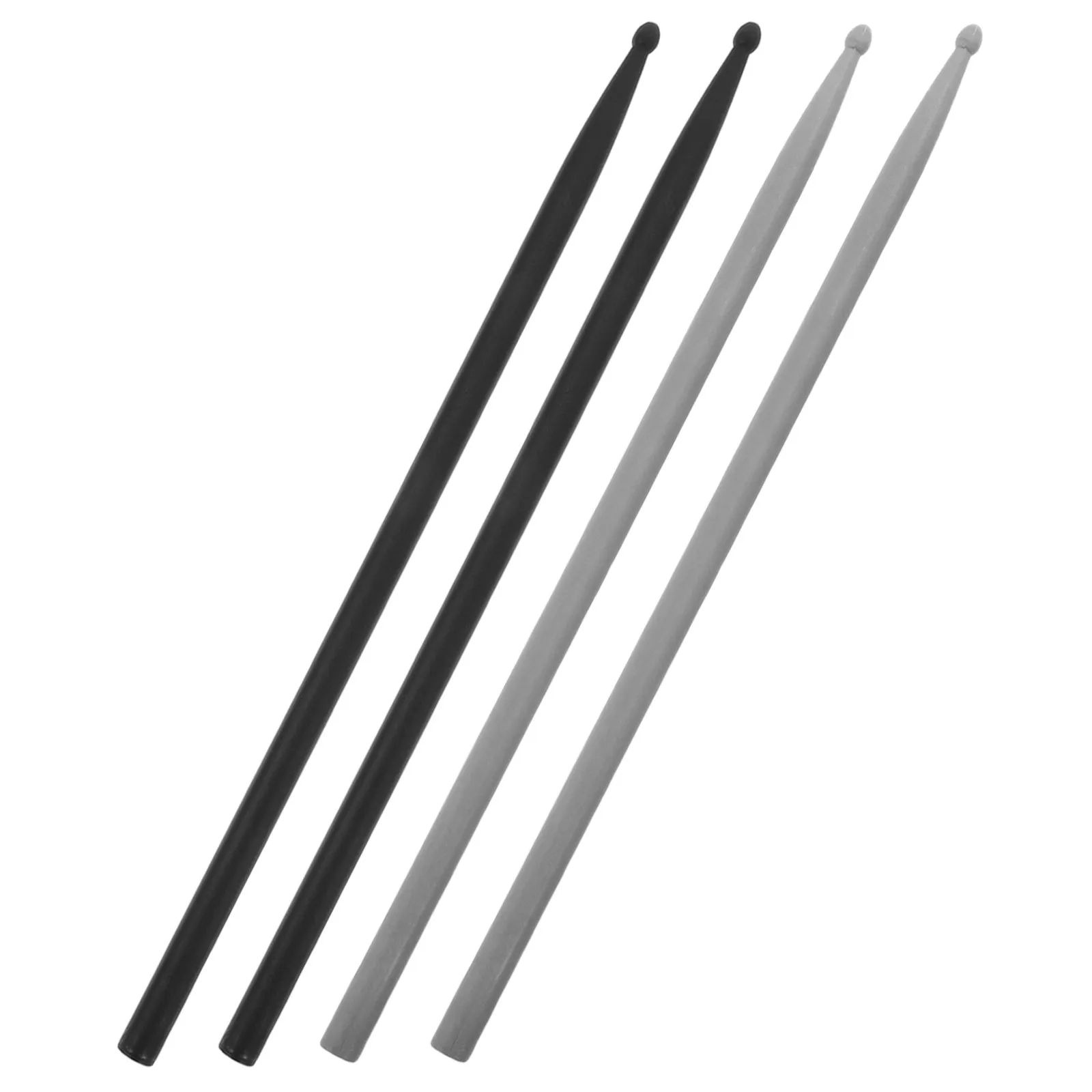 2 paires de baguettes de batterie en fibre de carbone, poignée antidérapante, baguettes légères pour la pratique de la batterie, exercices d'entraînement de percussion