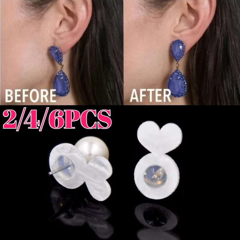 Earring Lifter for Droopy Ears Supportive Earring Lifters for Heavy Earrings Unique Earring Back Ear Studs Jewelry Accessory