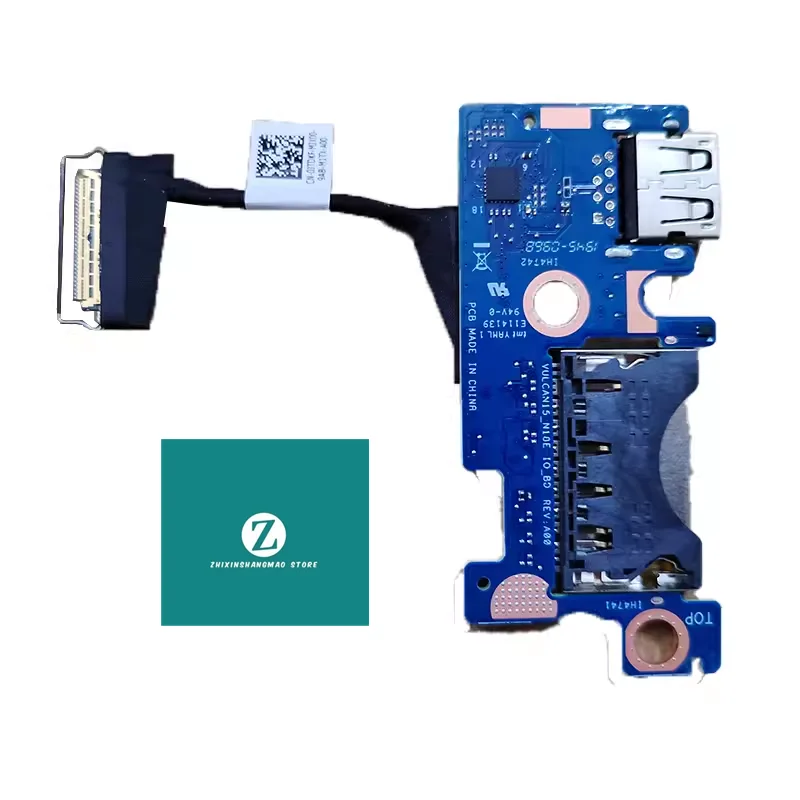 Dla DELL G5 15 5590 G7 17 7790 czytnik kart USB IO płyta z kablem 04DDHW