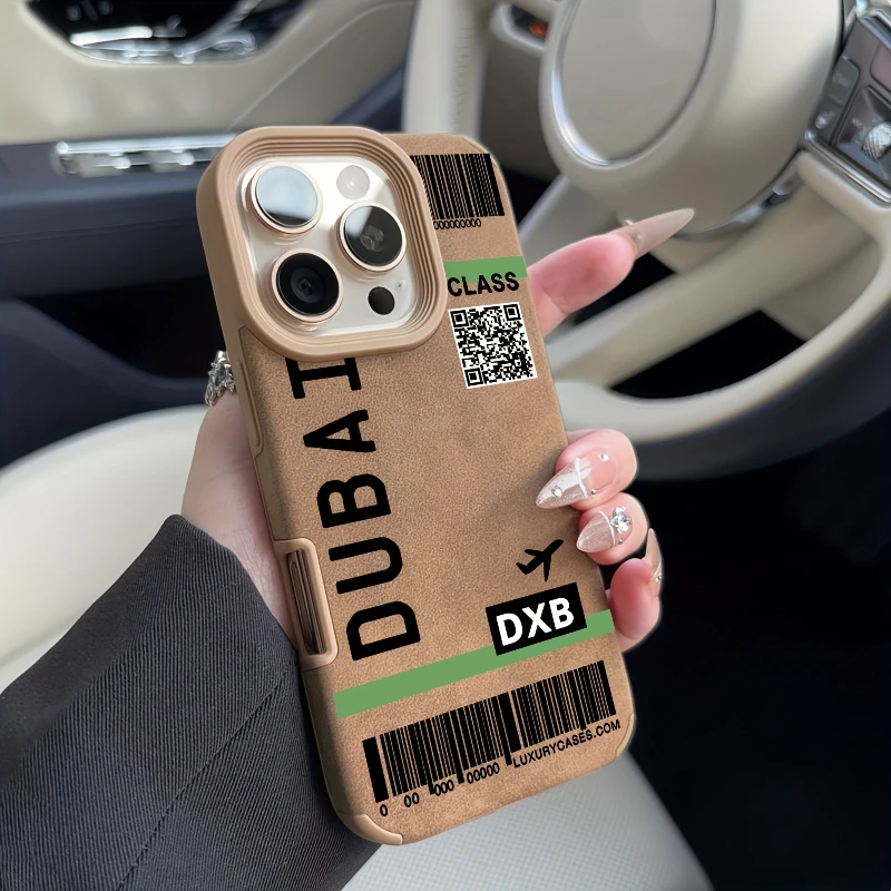 Phone Cases Dubai - Dubai Ticket Design Patroon Telefoonhoesje voor