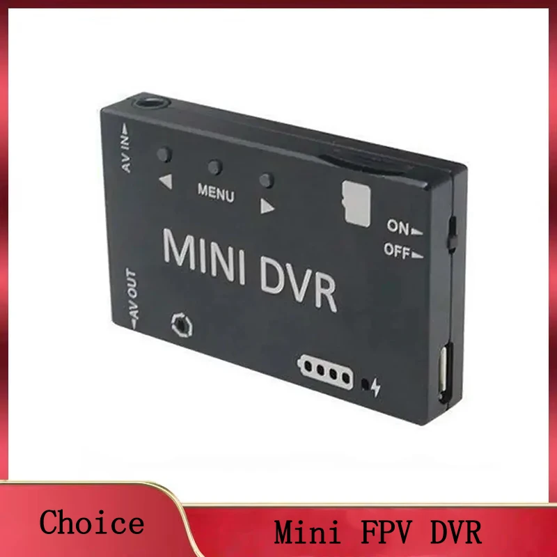 

Мини-модуль FPV DVR — переключаемый встроенный аккумулятор NTSC/PAL видео-аудиорекордер для гоночных дрона FPV и моделей RC