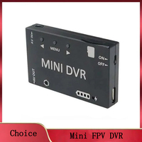 Mini FPV DVR Module - NTSC/PAL Switchable Built-in Battery Video Audio Recorder for FPV Racing Drone & RC Models