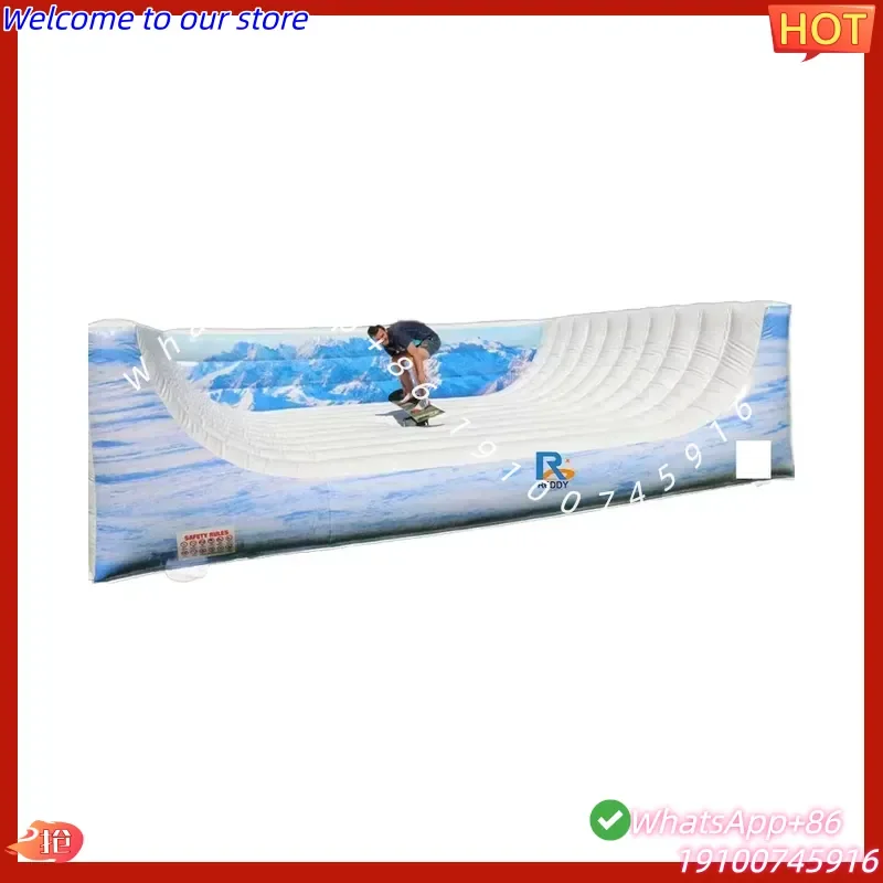 2026Hot Commercial PVC Inflatable Surfboard and Snowboard Simulator for Indoor/Outdoor Entertainment Centers