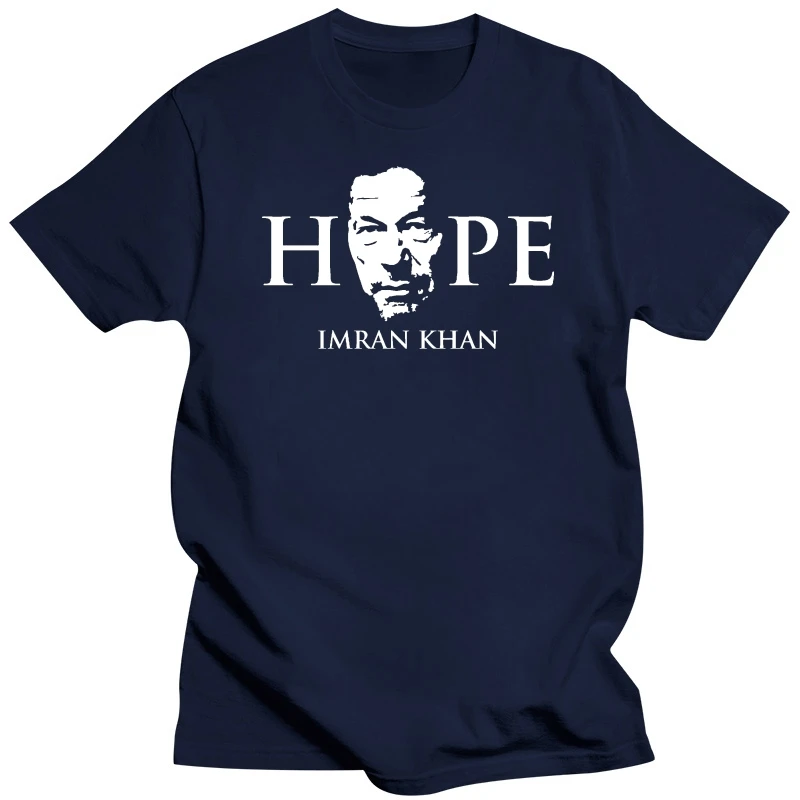 HOPE - IMRAN KHAN Black T-SHIRT - PAKISTAN ELECTION KIDS MENS Mens 2018 fashion Brand T Shirt O-Neck 100%cotton