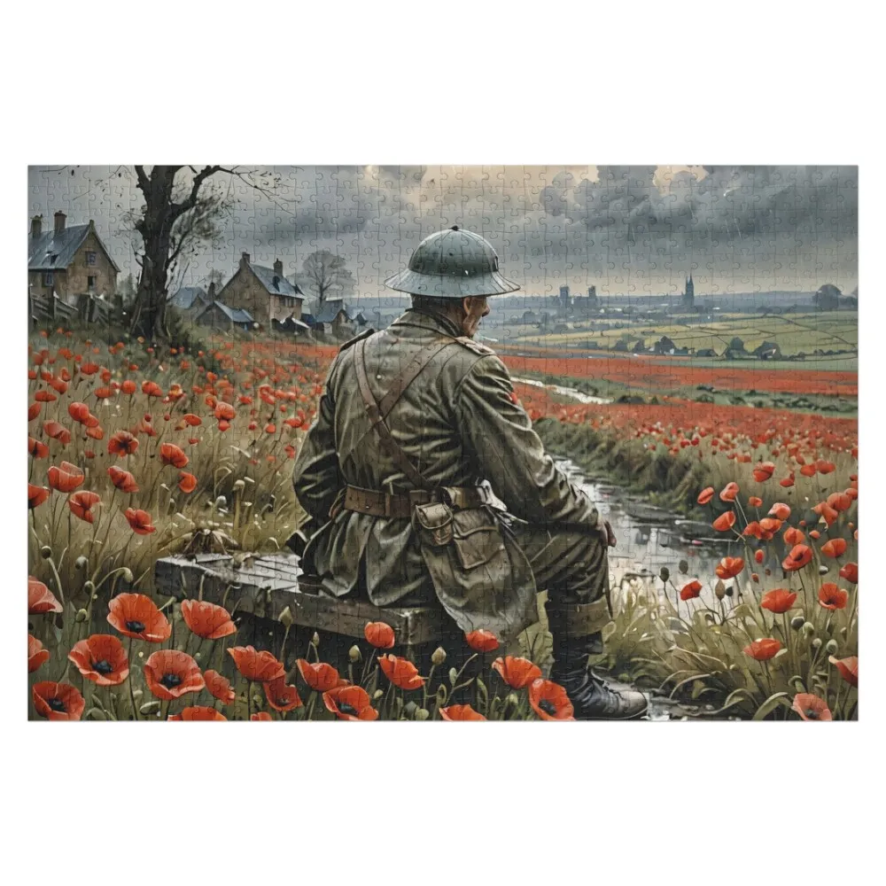 

In Flanders Fields Jigsaw Puzzle Custom Child Gift Custom Name Child Toy Woods For Adults Puzzle