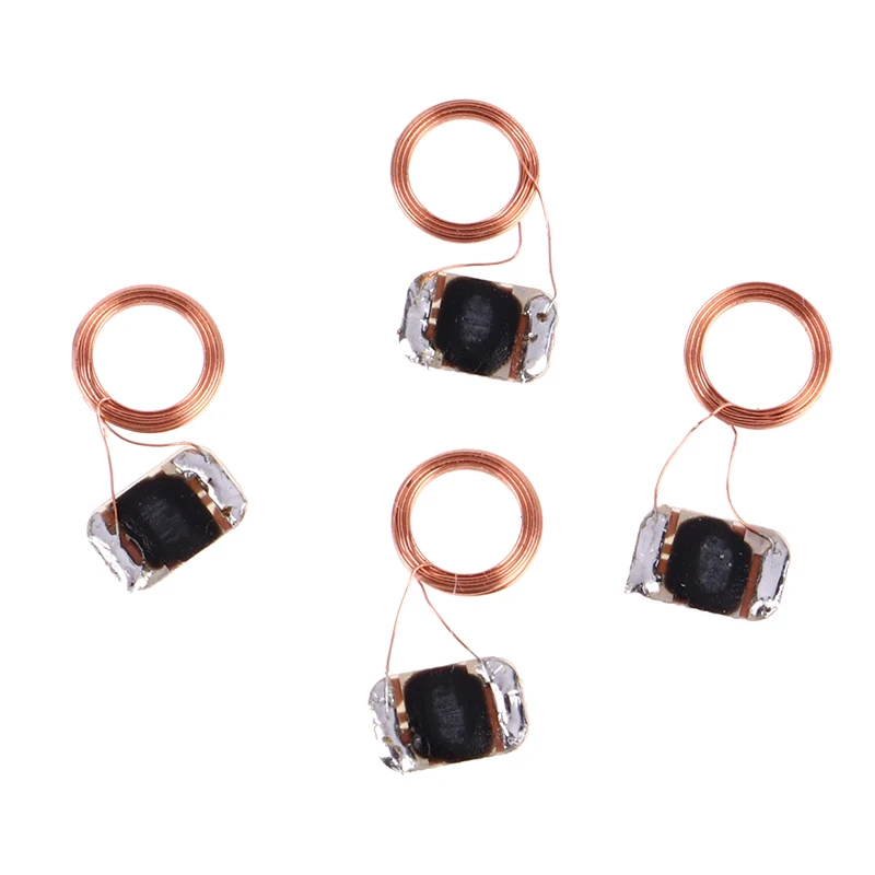 S50 1K IC 13.56MHz FM11 RF08 MF F08 Key Fob Ring RFID NFC Tags Circular Copper Line Naked Coil Chip Access Control Keyfob 5pcs