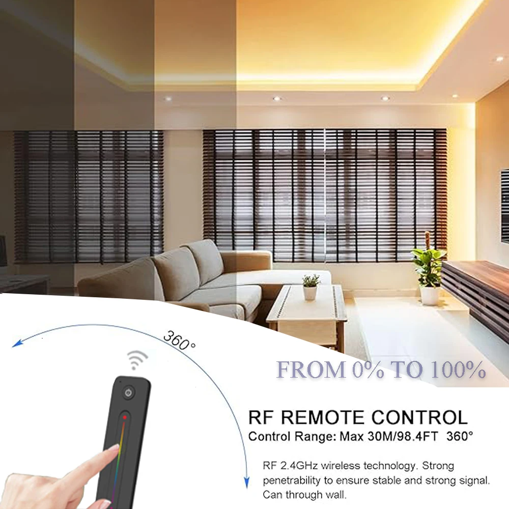 WiFi RF Constant Current Dimmable LED Driver APP Voice Smart Control 12W Power Supply Flicker Free Dimming for Indoor Lighting