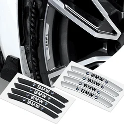 4Pcs Aluminum Car Wheel Rims Decoration Stickers Auto Refit Accessories For Bmw F20 F30 G20 F31 F34 F10 G30 F11 X3 F25 X4 I3 M3